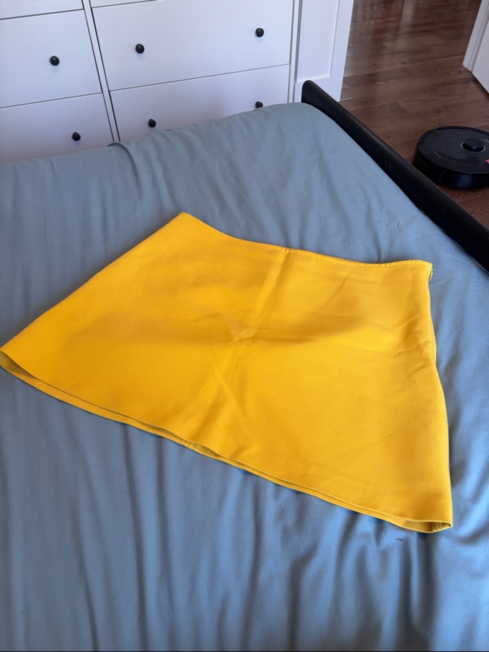 Zara Yellow Mini Skirt